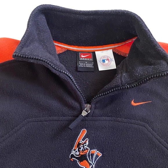 Nike Team MLB Baltimore Orioles Youth 1/4 Zip Youth Fleece - Picture 5 of 8